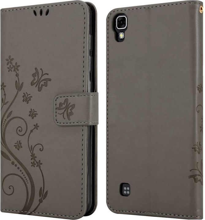 Produktbild Cadorabo Flower Book Cover (LG X Power)