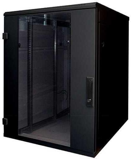 Produktbild Tritón Triton RMA-18-A66-BAX-N1 19" Standschrank 18HE/600x600, Glastür, schwarz (13.50 HE, 19 Zoll Rack)