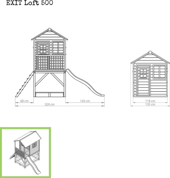 Actual product image Exit Loft 500