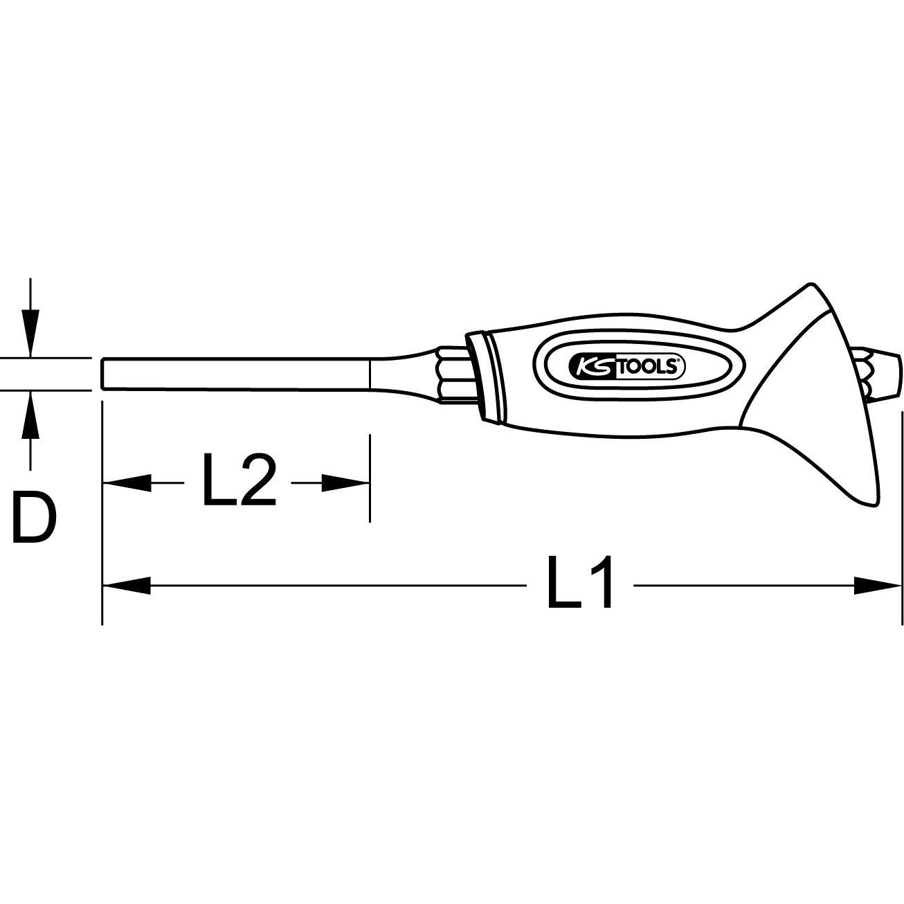 Thumbnail - KS Tools, Meissel, 156.0211