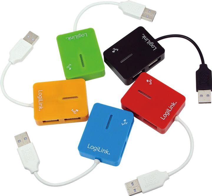 Actual product image LogiLink Smile (USB-A, 4 Ports)