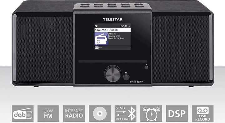 Immagine prodotto Telestar DIRA S 32i CD (DAB, VHF, FM, Web radio, Bluetooth, WiFi)