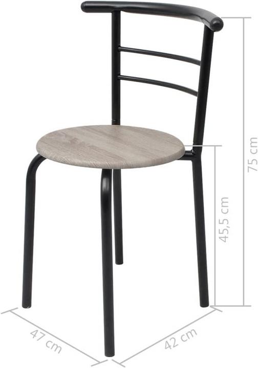 Produktbild vidaXL Tjark (80 x 53 x 74 cm)