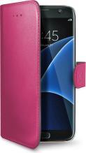 Produktbild Celly Wally Handytasche 14 cm (5,5') Buchtasche Fuchsia (Samsung Galaxy S7 Edge)