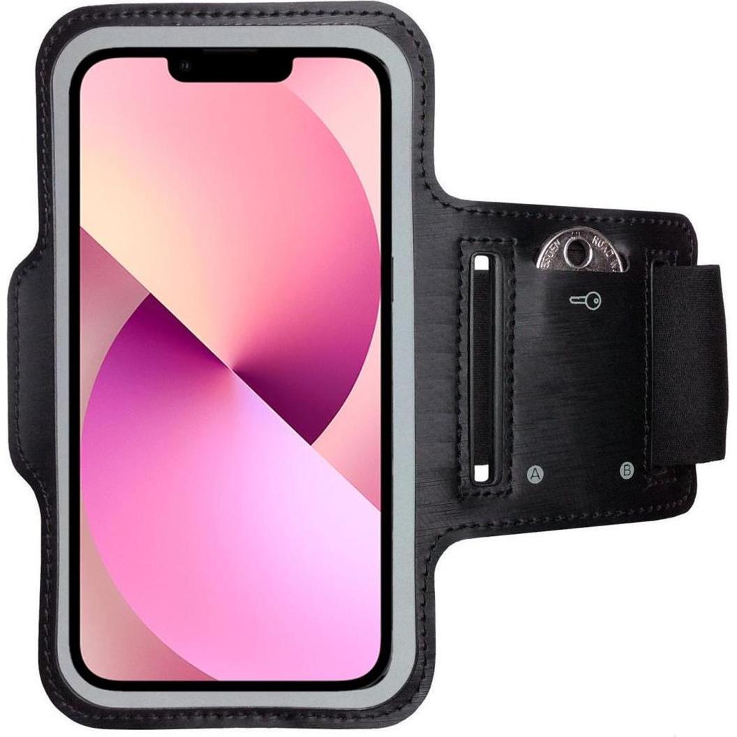 CoverKingz Sportarmband für Apple iPhone 14, Smartphone Sportarmband, Schwarz