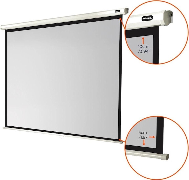 Actual product image Celexon Rollo Economy, Canvas, 4:3 (82.28", 4:3)