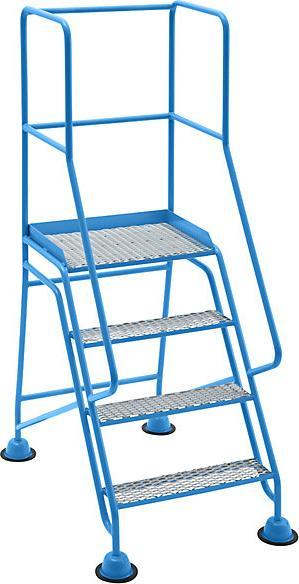 eurokraft pro Scaletta mobile con piattaforma (Scala doppia, 131 cm)