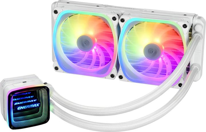 Immagine prodotto Enermax AQUAFUSION ADV ARGB Snow White 240 AIO CPU Water Cooling Intel LGA1700 AM5 Ready, 250W+ TDP