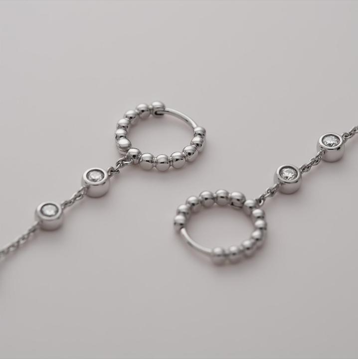 Actual product image Jette Ohrhänger COSMOPOLITAN (925 silver, Recycled)