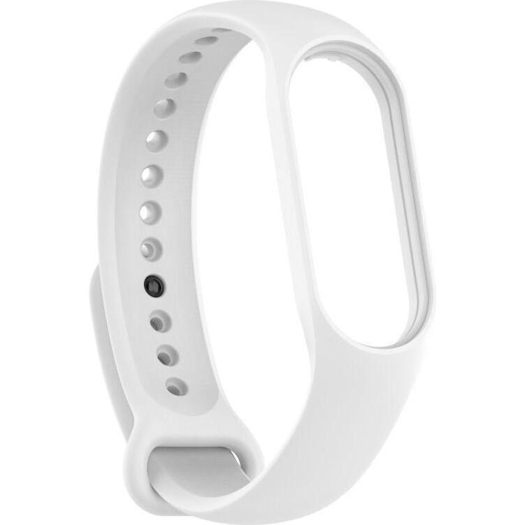 Strap-it Silikonarmband (Silikon, Mi Band 7), Uhrenarmband, Weiss