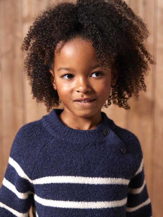 Produktbild Vertbaudet Ringelkleid aus Strick Mädchen (92)