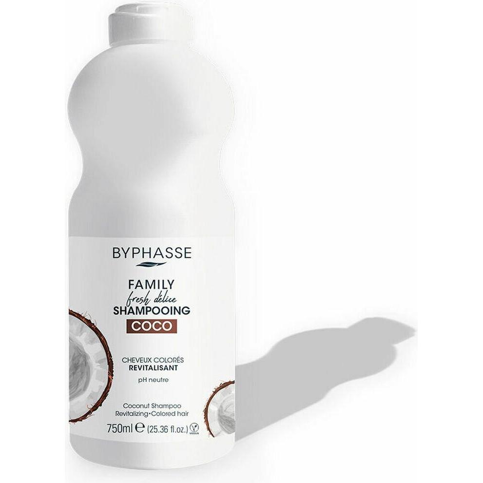 Byphasse, Shampoo, Family Fresh Delice Champú Cabellos Coloreados 750ml (750 ml, Flüssiges Shampoo)