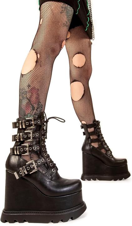 Actual product image St. Moriz Treachery Chunky Platform Wedge Boots (37)