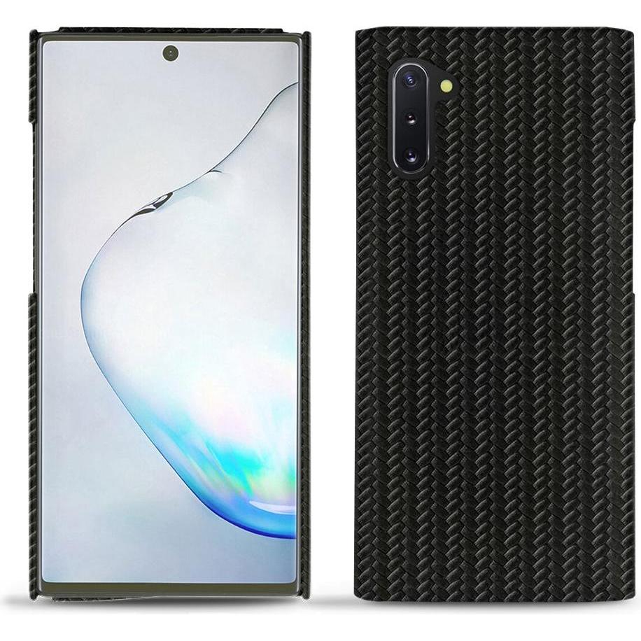 Noreve Lederschutzhülle (Samsung Galaxy Note 10), Smartphone Hülle, Schwarz
