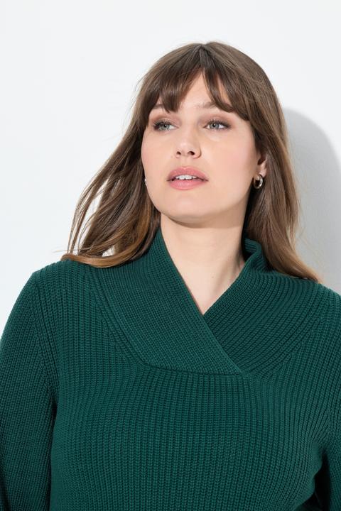 Produktbild Ulla Popken Pullover, Schalkragen, Langarm (42, 44)