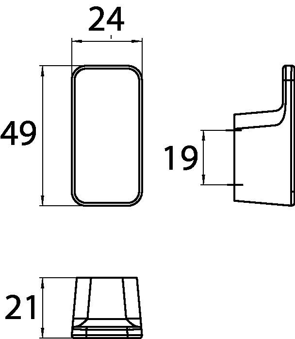 Actual product image Emco Hook Art chrome 167500100