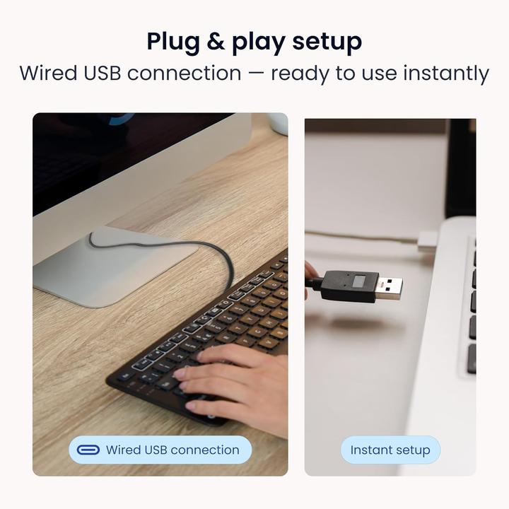 Actual product image Contour Balance Keyboard US Wired (US, Cable)
