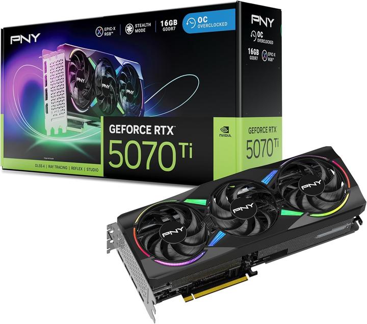 Produktbild PNY GeForce RTX 5070 Ti ARGB OC (16 GB)