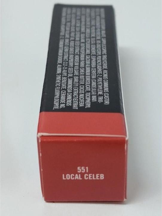 Actual product image MAC Cosmetics Lusterglass Lipstick (551 Local Celeb)