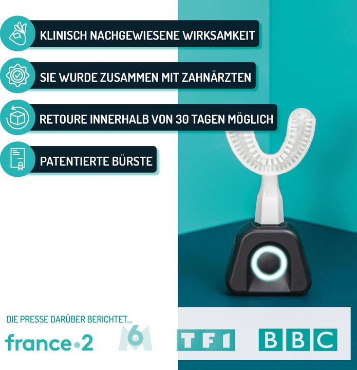 Image du produit Y-Brush NylonBlack Premium (adulte) (Brosse à dents sonique)