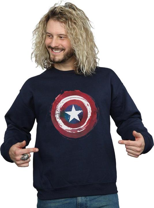 Produktbild Captain America Splatter Shield Sweatshirt (XL)