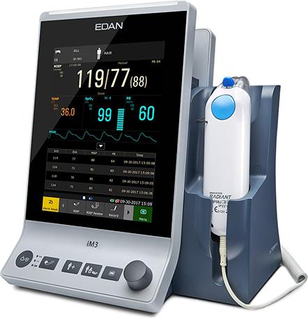 Produktbild Edan IM3 Vitalzeichenmonitor - NIBP + Sp02 + Atriale Temperatur + Touchscreen