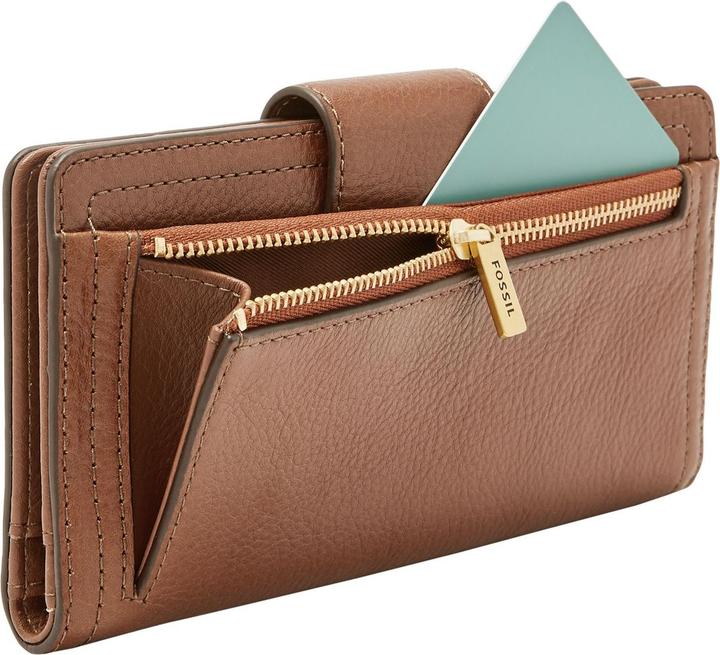 Actual product image Fossil Logan wallet RFID leather 17 cm