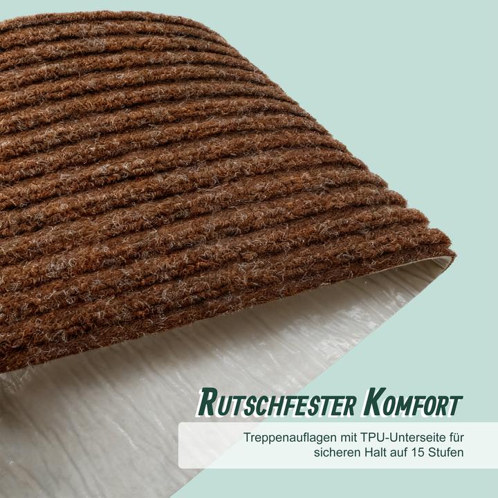 Image du produit Relaxdays 16 tapis escalier (20 x 65 cm)