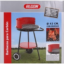 Produktbild Algon Rundgrill mit Rädern 43cm