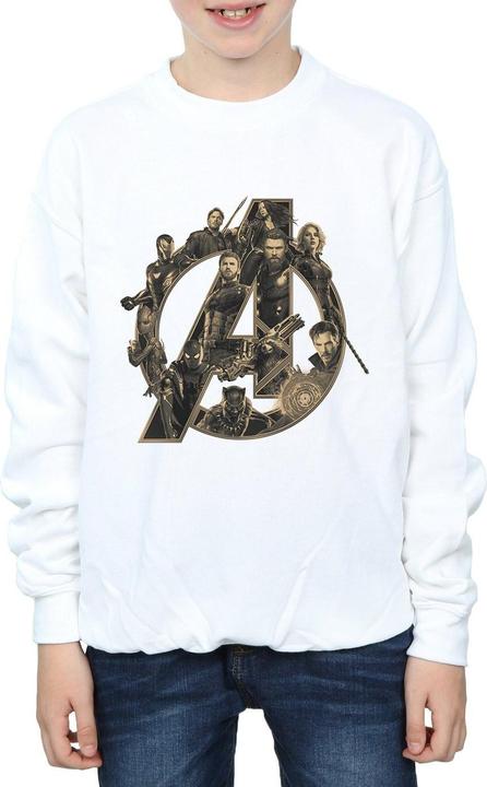 Produktbild Avengers Infinity War Logo Sweatshirt Jungen (140, 146)