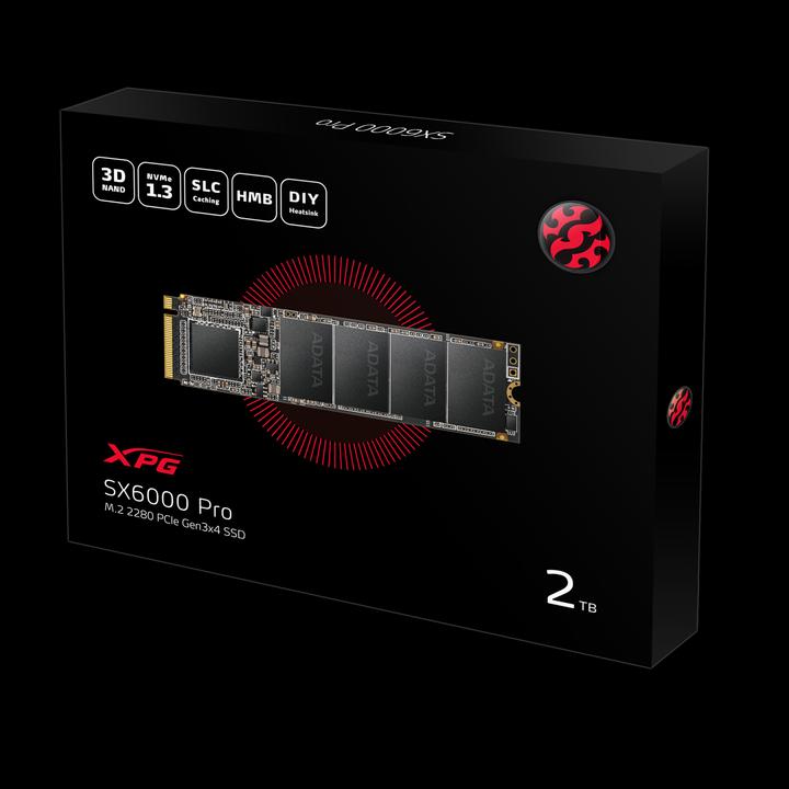 Produktbild Adata XPG SX6000 Pro (2000 GB, M.2 2280)