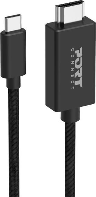 Image du produit Port Designs Alimentation USB GaN USB A + USB C 65W avec câbles (65 W, 2 ports)