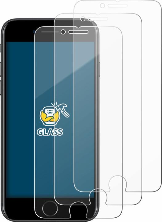 Actual product image BROTECT Armoured tempered glass screen protector (3 Piece, Apple iPhone 7)