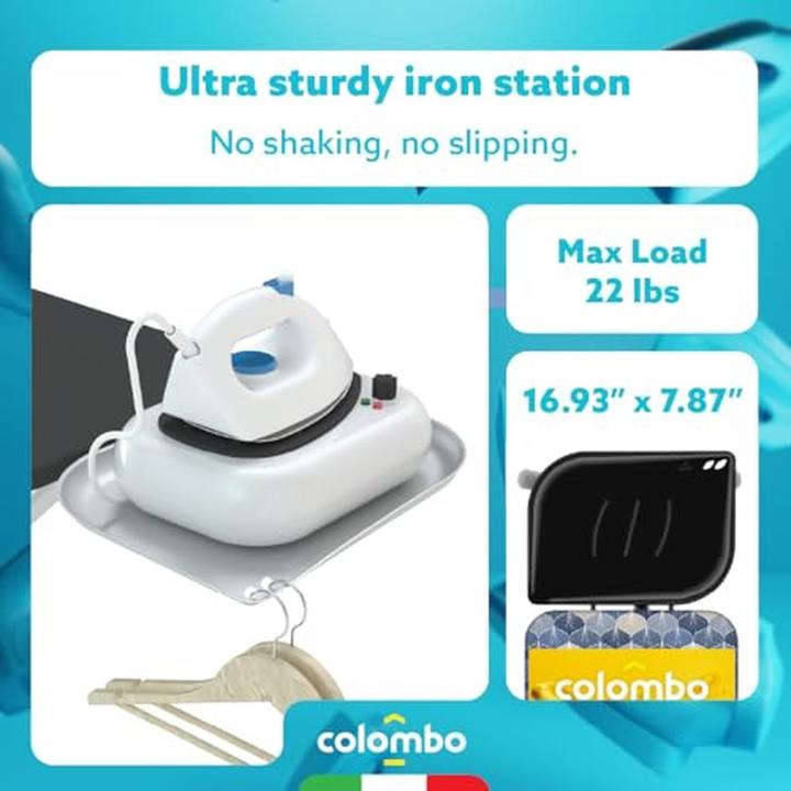 Actual product image Colombo TURBO ironing board 120x44 adjustable in