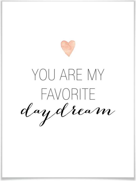 Produktbild Trenddeko You are my favorite daydream (80 x 100 cm)