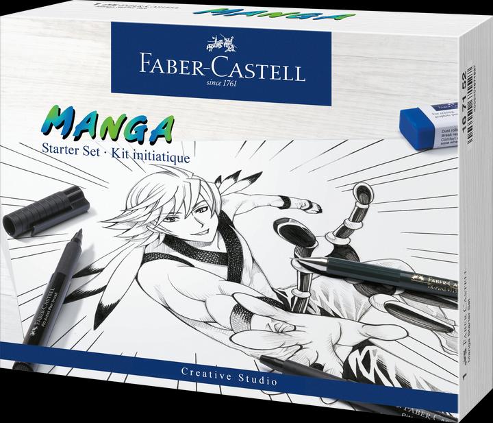 Faber-Castell Starter Set Manga (Nero, 19 x)