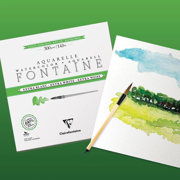 Produktbild Clairefontaine Aquarellpapier (300 g/m², 140 x)
