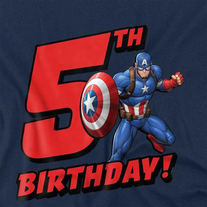 Produktbild Captain America Sweatshirt 5. Geburtstag (128)