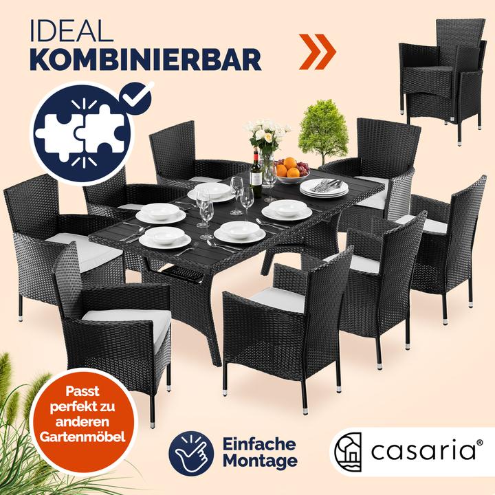 Produktbild Casaria Polyrattan Gartenstühle