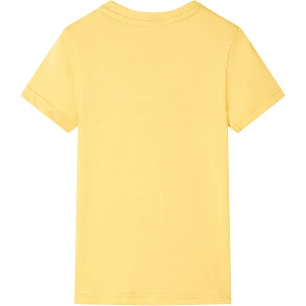 Thumbnail - VidaXL, Unisex, Shirt, Kinder-T-Shirt Helles Ocker 116,Material: 100, Gelb, (116)