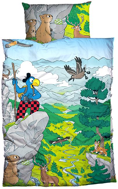 Globi Bettwäsche im Nationalpark, Doubleface