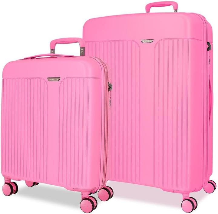 Actual product image Movom Expandable TSA Lock Hard-Shell Cabin and Medium Suitcase Set with Multi-Directional Wheels