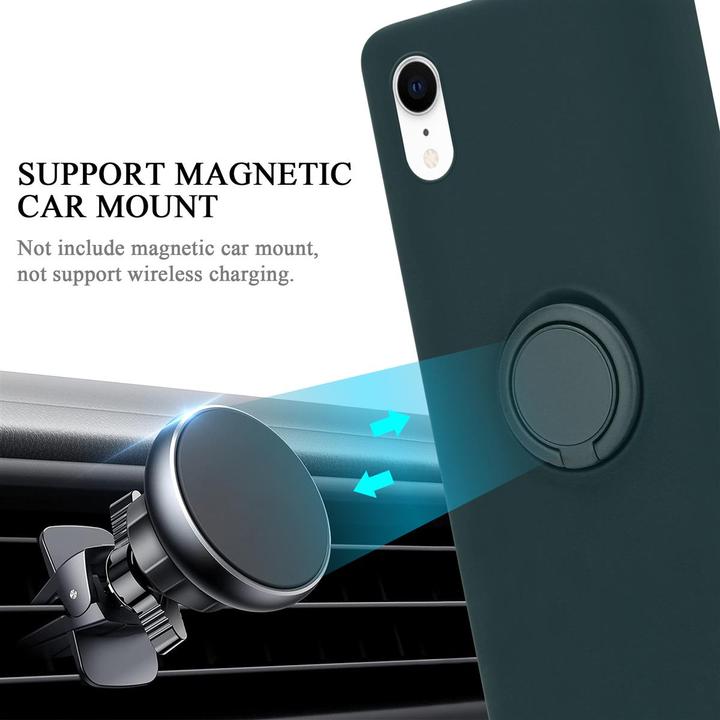 Actual product image Cadorabo TPU Liquid Ring Silicone Case Cover (Apple iPhone XR)
