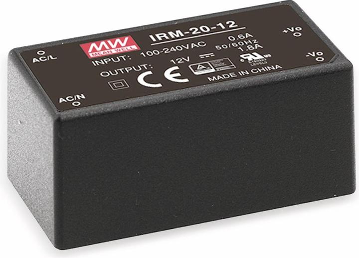 MeanWell MEAN WELL AC/DC print power supply IRM-20-24, 24 V-/0.9 A, 21.6 W