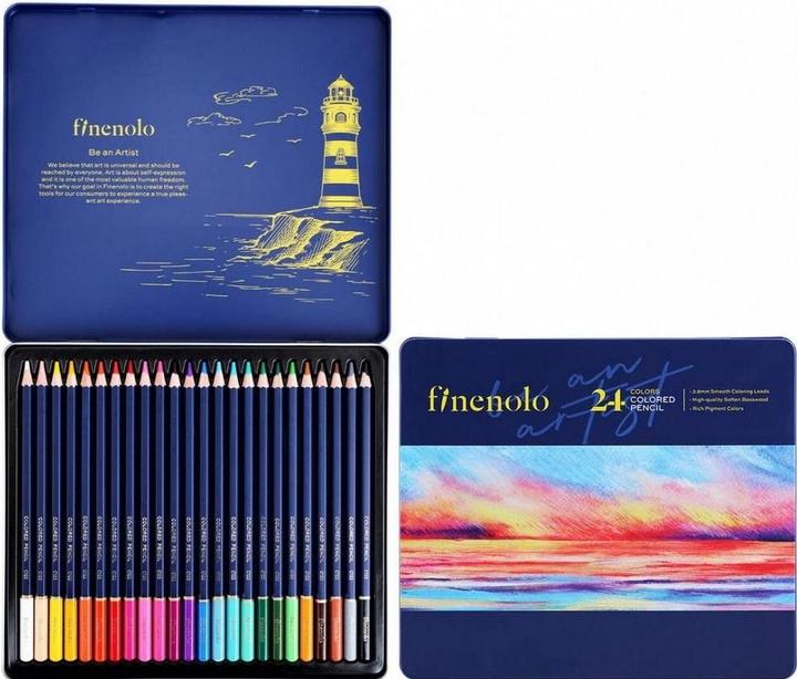 Actual product image Deli Finenolo Bleistiftstifte 24 Farben (24x)
