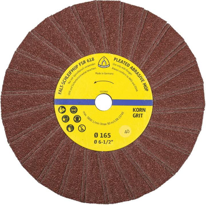 Image du produit Klingspor FSR 618 Roues à lamelles (40)