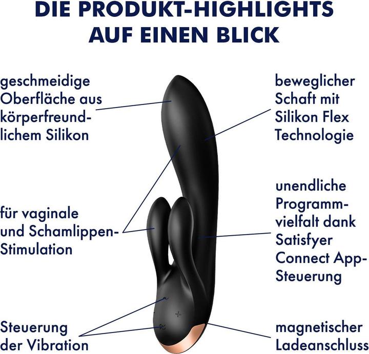 Immagine prodotto Satisfyer Double Flex Rabbit Vibrator