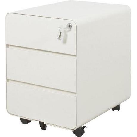 Schaffenburg, Rollcontainer, Standcontainer CBR-LB35-WI-S 535x400x500mm Weiss