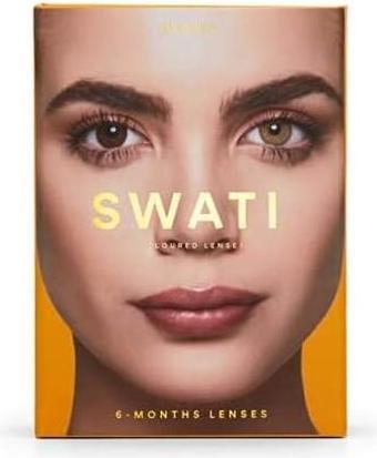 Actual product image Swati Colored Contact Lenses 6 Months - Honey (Honey)
