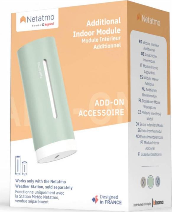 Image du produit Netatmo ZusÃ¤tzliches Smartes Innenmodul (Mint)